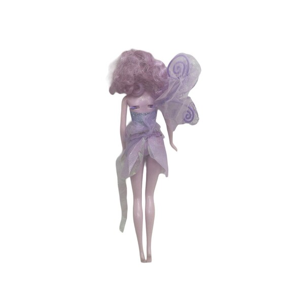 Barbie Fairytopia Sparkle Fairy Lavender Purple 2003 Mattel Doll W/ 1 Wing - Picture 10 of 16